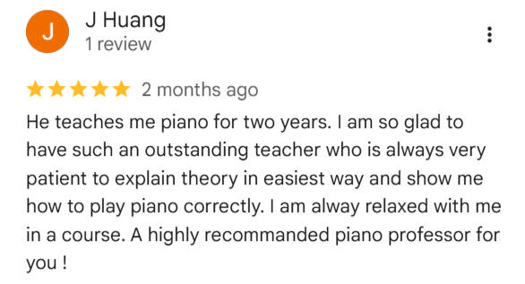 J Huang's Comment